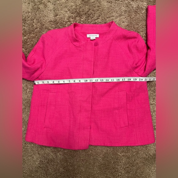 Liz Claiborne Fuschia Pink Dress Jacket - Picture 2 of 5